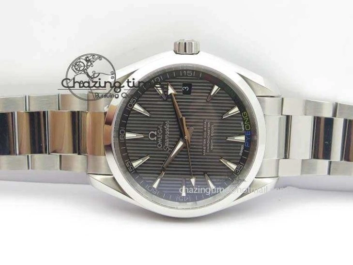 0313 Versatile Aqua Terra ‘PyeongChang 2018’ JHF Best Edition Black Dial On SS Bracelet A 8204